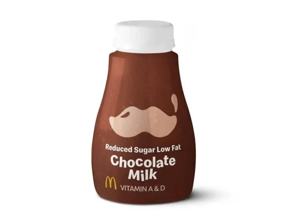 McDonald’s Reduced Sugar* Low Fat Chocolate Milk Jug Price, Nutrition, Allergen