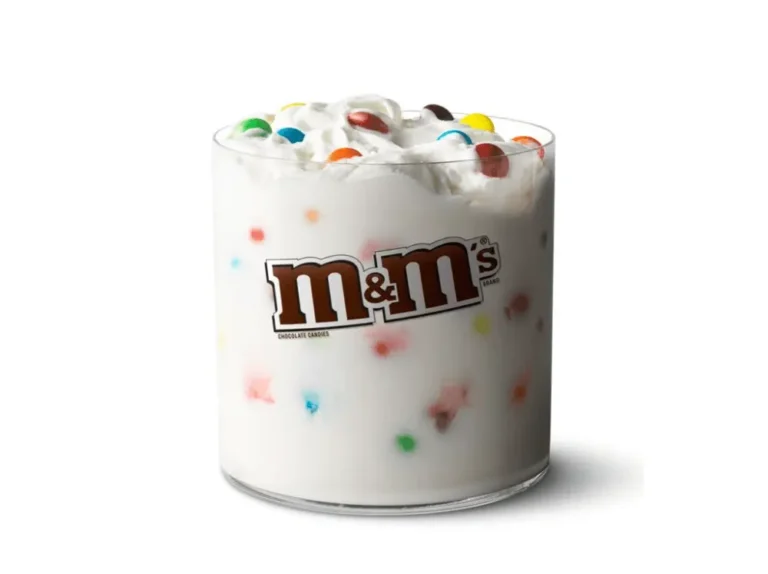 McDonald’s McFlurry® with M&M’S® Candies Price, Nutrition, Allergen